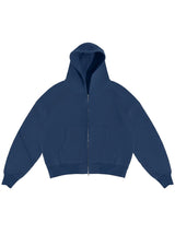 Zip Hoodie In Sea